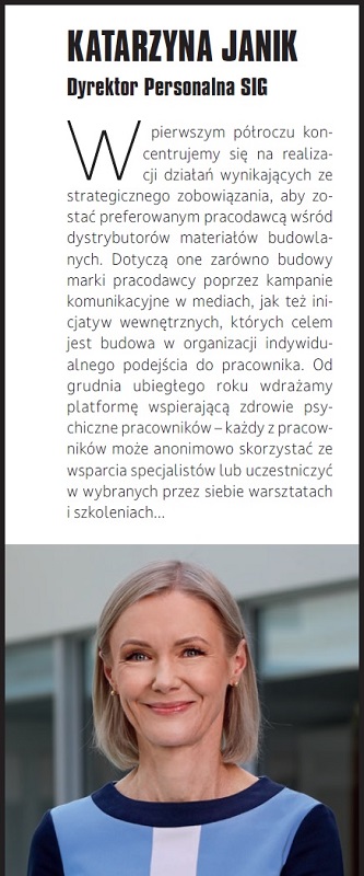 Katarzyna Janik - Dyrektor Personalny SIG