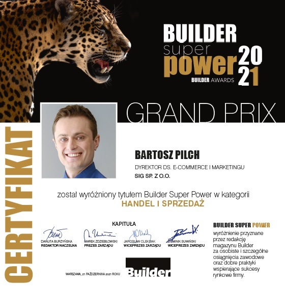 Builder Super Power Bartosz Pilch SIG