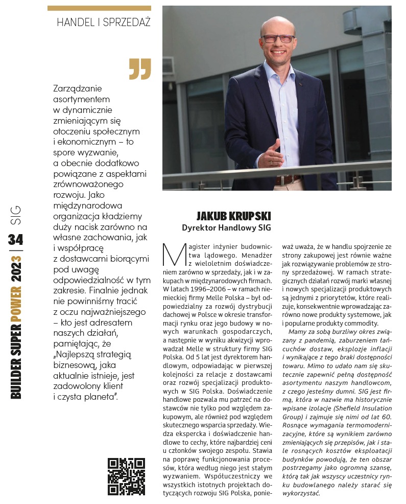 Jakub Krupski SIG Builder Super Power 2023